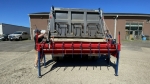 Amerispreader chip spreader attached to dump truck