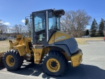 Bucket loader, Kawasaki 45ZM shown with attached bucket, 61hp Kubota engine, available at PavementGroup.com 518-218-7676