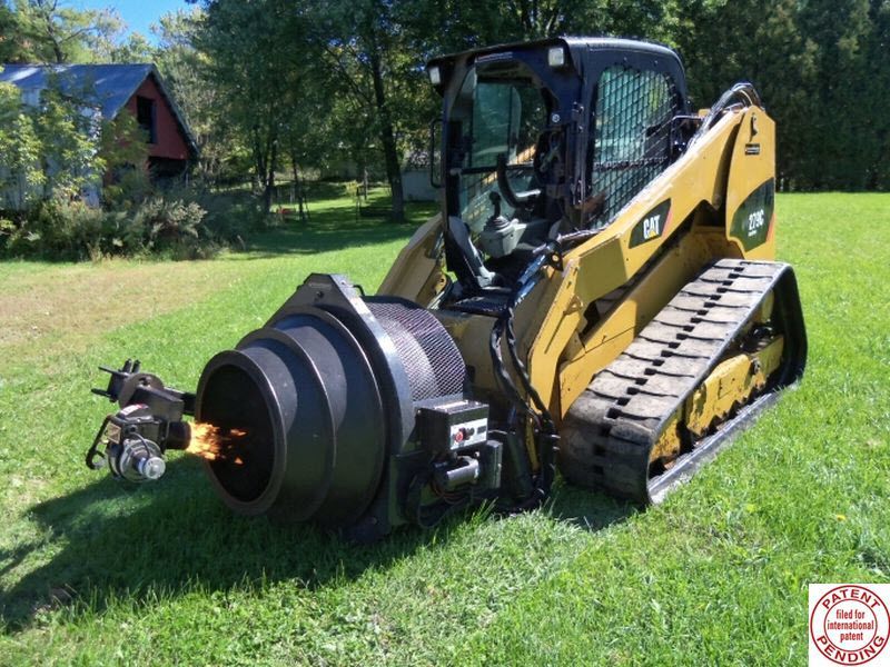 SkidPatcher Asphalt Plant & Recycler Skidsteer Attachment